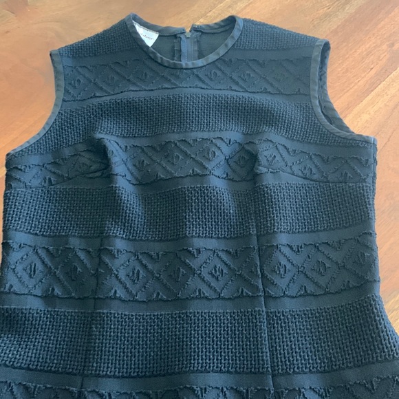 Vintage Boho Chic Black Hob-Nobber Naturally  Sleeveless Dress - Picture 1 of 9